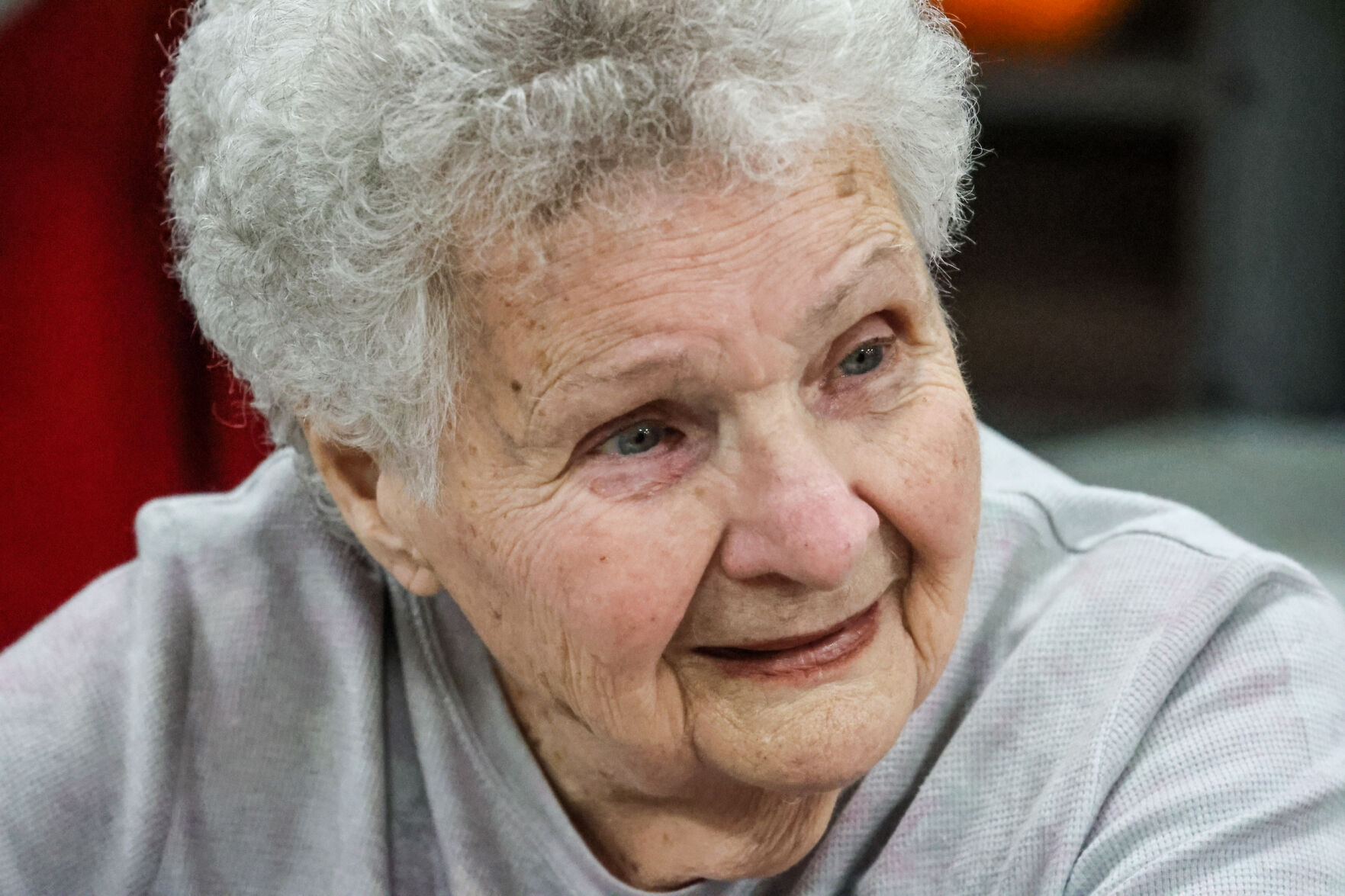 Evelyn Ostrom is 90 and plays regularly with Tuesday AM Koffee Klatch